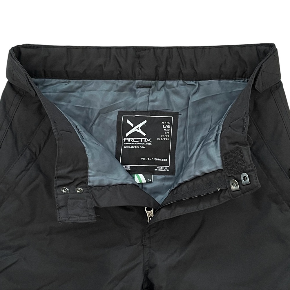 Arctix Classic Insulated Youth Black Snow Pants Sz: L - Picture 2 of 10